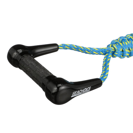 Seachoice 86764 3-Section Wakesurfing Rope, 16 Ft. Long, 5-1/2 In. Handle w/ Textured Rubber Grip