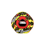 Seachoice 86901 Sea Serpent Towable Tube, Open Top Boat Tube w/ Reinforced Towing System, 1 Person, 50 In. X 48 In.