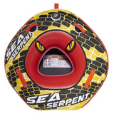 Seachoice 86901 Sea Serpent Towable Tube, Open Top Boat Tube w/ Reinforced Towing System, 1 Person, 50 In. X 48 In.