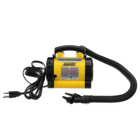 Seachoice 86986 Portable 120V Super Electric Air Pump, w/ 10-Ft. Power Cord, .78 PSI, For Boating and General Inflatables