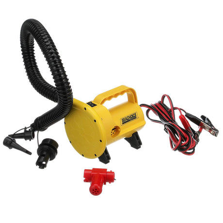 Seachoice 86987 12V High Pressure Portable Air Pump, For Boating and General Inflatables