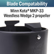 Seachoice 88746 Replacement Blade Set for 4.5" Prop Buddy