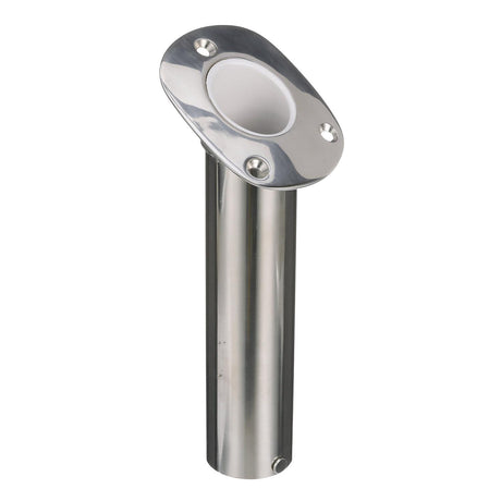 Seachoice Fishing Rod Holder, Cast Stainless Steel, 30 Degree Gunnel Mount