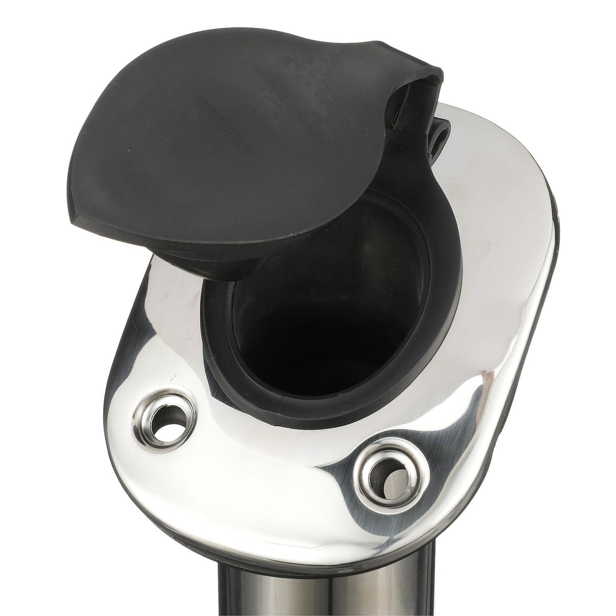 Seachoice 89121 Fishing Rod Holder, Stainless Steel, 30 Degree Gunnel Mount