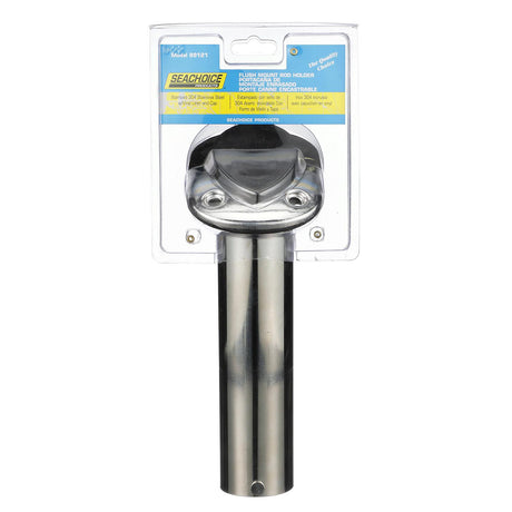 Seachoice 89121 Fishing Rod Holder, Stainless Steel, 30 Degree Gunnel Mount
