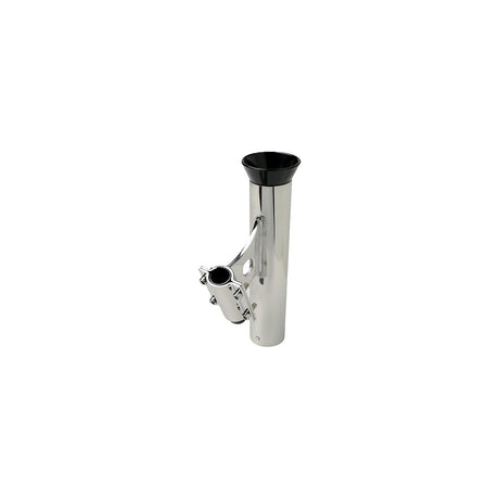 Seachoice Rail Mount Fishing Rod Holder, Mounts Vertically, Stainless Steel