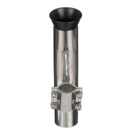 Seachoice Rail Mount Fishing Rod Holder, Mounts Vertically, Stainless Steel