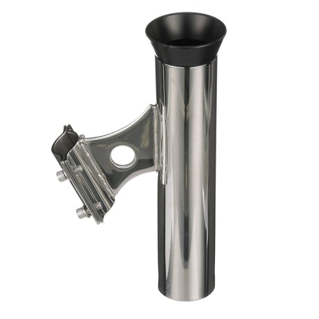 Seachoice Rail Mount Fishing Rod Holder, Mounts Vertically, Stainless Steel