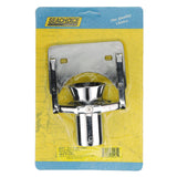Seachoice Flat Chair Rod Gimbal, Fits Under Chair to Provide 4-Way Swivel, Chrome-Plated Cast Brass, Black, One Size