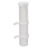 Seachoice Side Mount Rod Holder, PVC, White