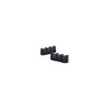 Seachoice 89501 3-Rod Storage Holder, Black, ABS Plastic