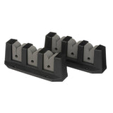 Seachoice 89501 3-Rod Storage Holder, Black, ABS Plastic