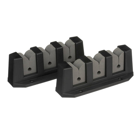 Seachoice 89501 3-Rod Storage Holder, Black, ABS Plastic