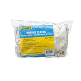 Seachoice Recycled White Fleece Wiping Cloths, Beefy and Absorbent, 1 Lb. Bag