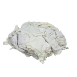 Seachoice Recycled White Knit Wiping Cloths, Low-Lint, 1 Lb. Box