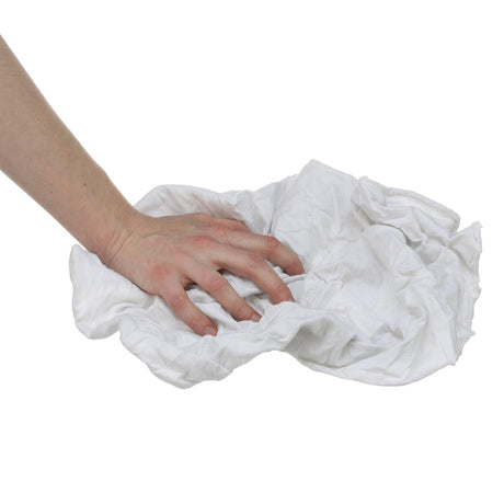 Seachoice New White Knit Wiping Cloths, Low-Lint, 1 Lb. Box