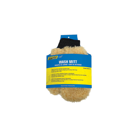 Seachoice Wash Mitt, Synthetic Fibers, Fits Like a Glove, Use Wet Or Dry
