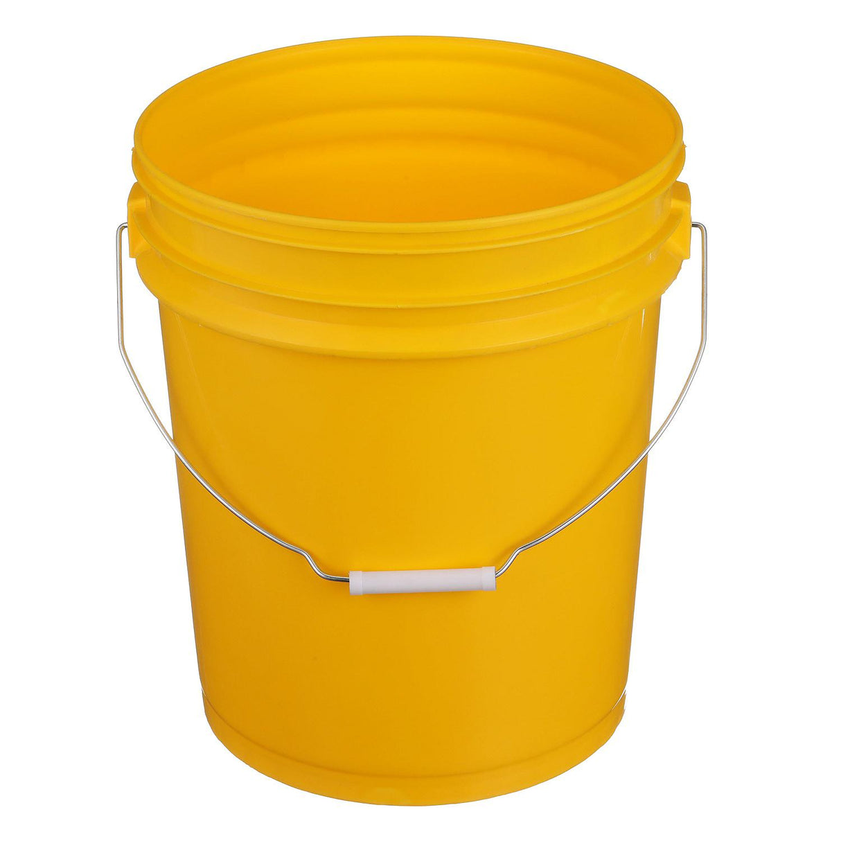 Seachoice 5-Gallon Plastic Bucket w/ Metal Handle, Yellow
