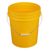 Seachoice 5-Gallon Plastic Bucket w/ Metal Handle, Yellow