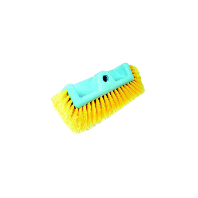 Seachoice 90474 Brush with Side Bristle, Size: 10", Soft (Yellow Poly)