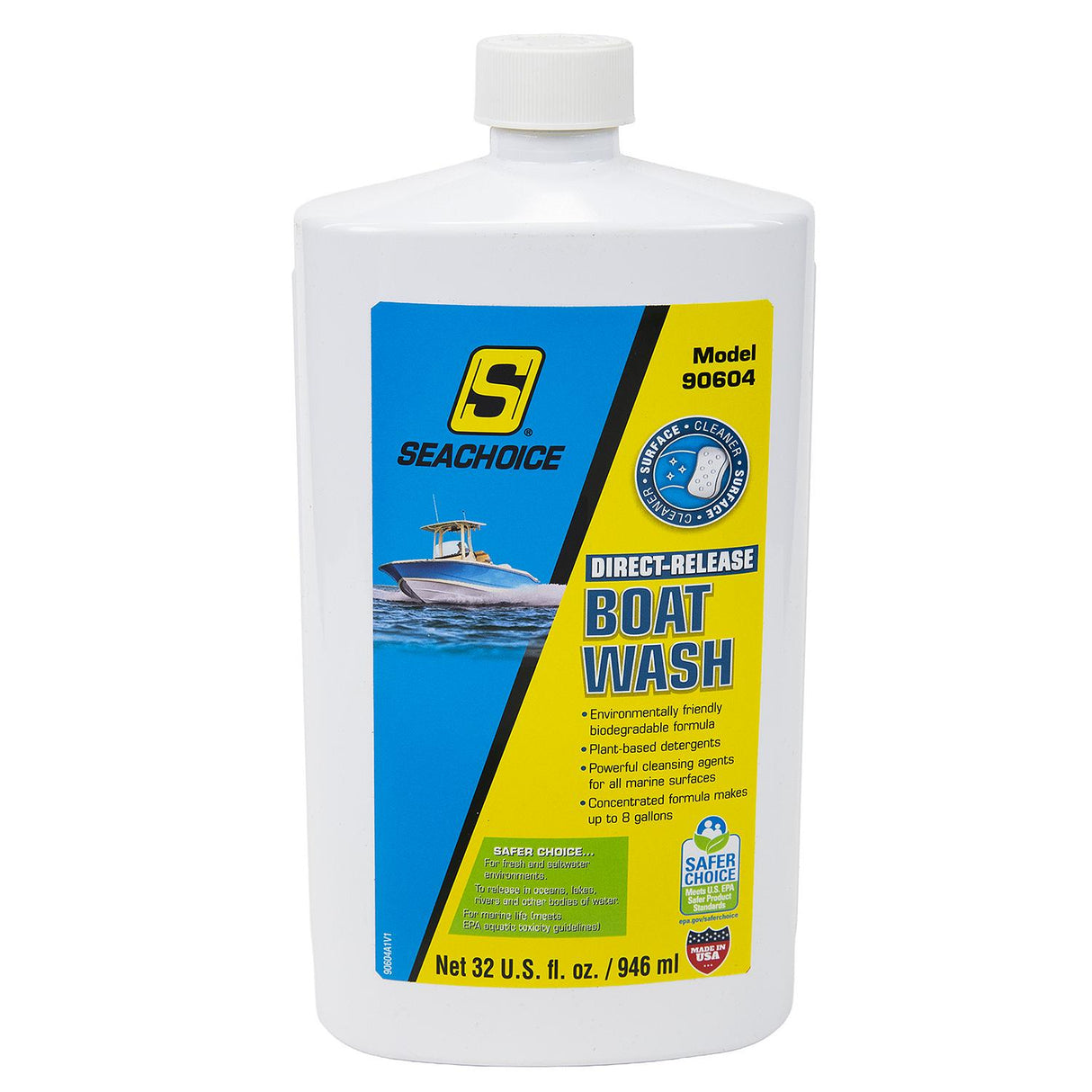 Seachoice 90604 Direct-Release Boat Wash, 32 Ounces