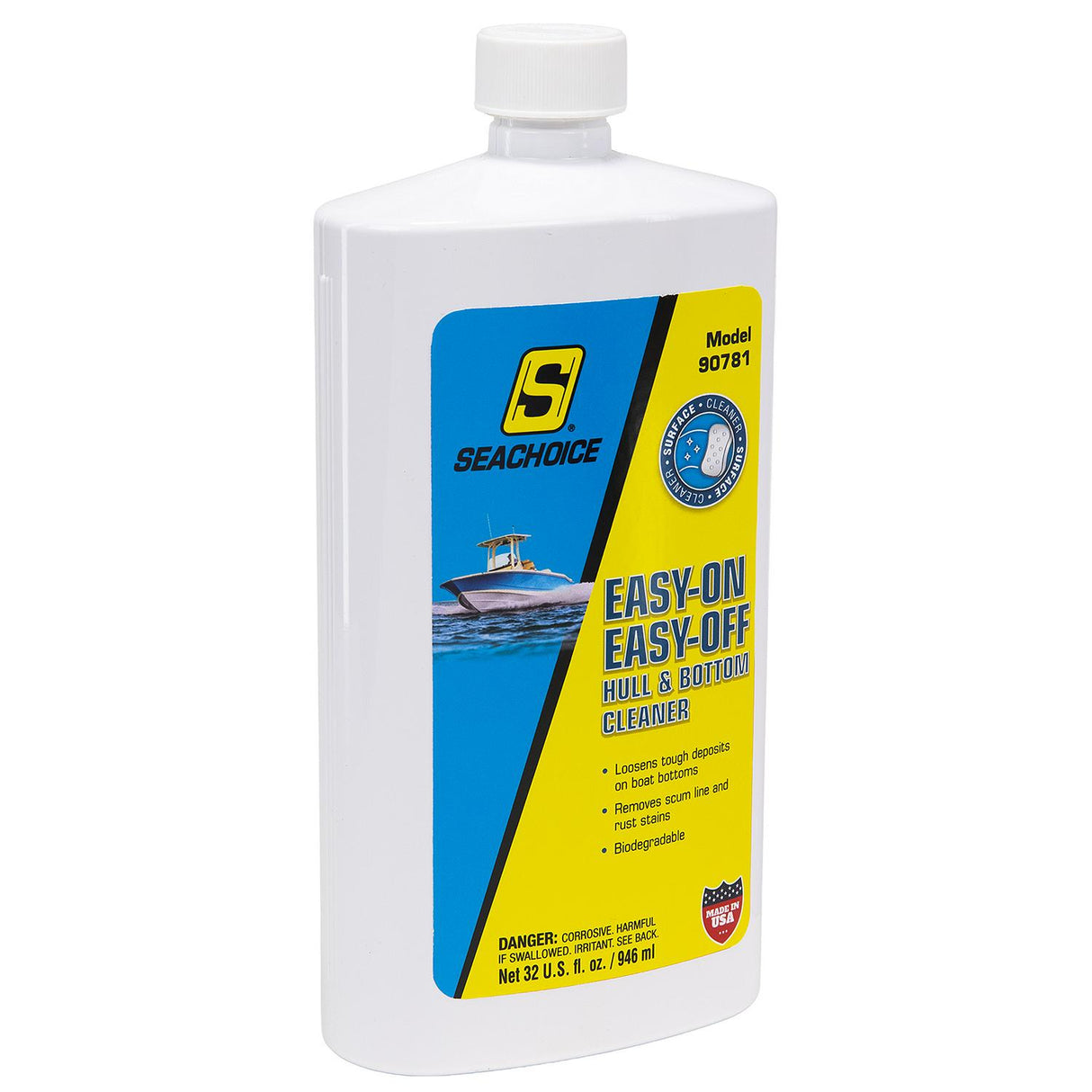 Seachoice 90781 Easy-On Easy-Off Hull And Bottom Cleaner 32 oz.