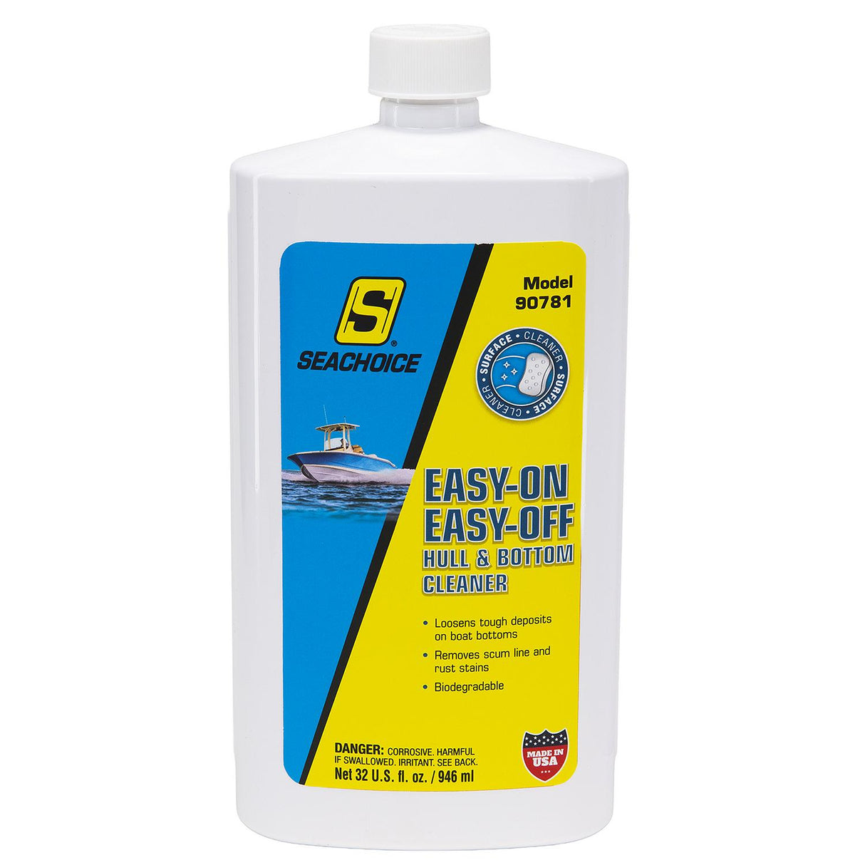 Seachoice 90781 Easy-On Easy-Off Hull And Bottom Cleaner 32 oz.
