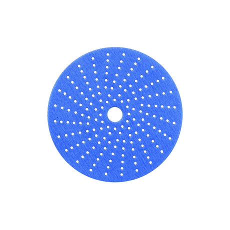 Seachoice 91844 Multi-Hole Blue Ceramic blend Hook-and -Loop Discs, Grade: 220, Size: 6"