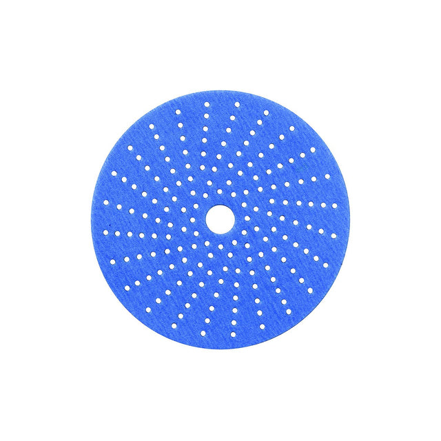 Seachoice 91844 Multi-Hole Blue Ceramic blend Hook-and -Loop Discs, Grade: 220, Size: 6"