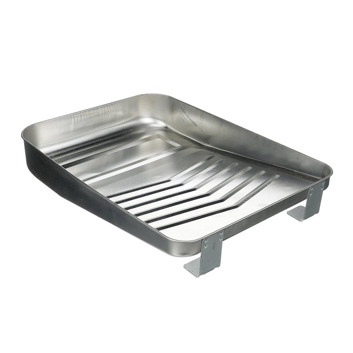 Seachoice Reusable Deluxe Angled Ribbed Paint Tray w/ Ladder Lock Legs, 9 In.