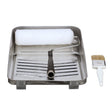 Seachoice 4-Piece Metal Paint Kit, 9 in. Wire Frame, 2 in. Double Wide Chip Brush, 9 in. Roller, Paint Tray