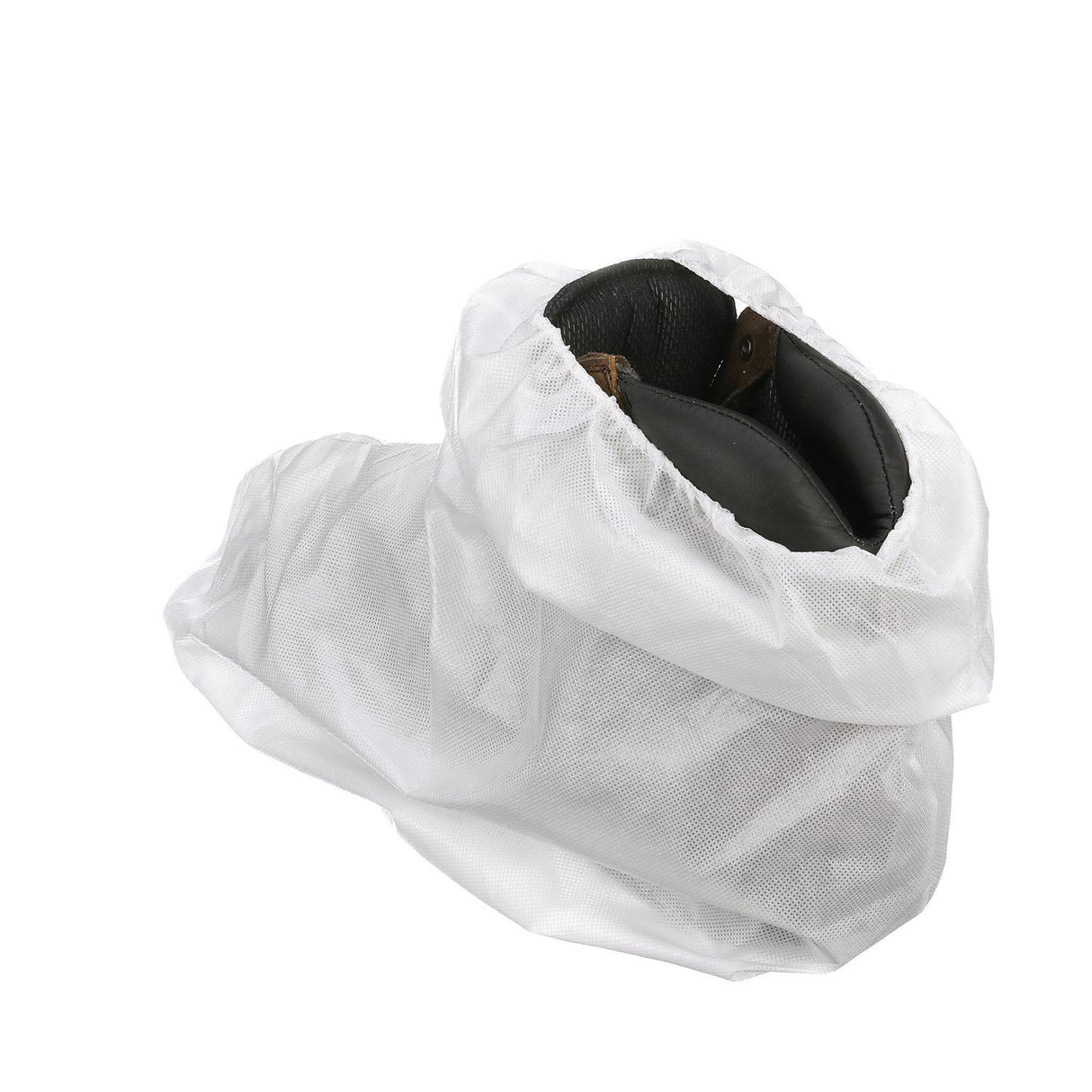 Seachoice Anti-Slip Boot Covers, Disposable, One Size Fits Most, White, Box of 50