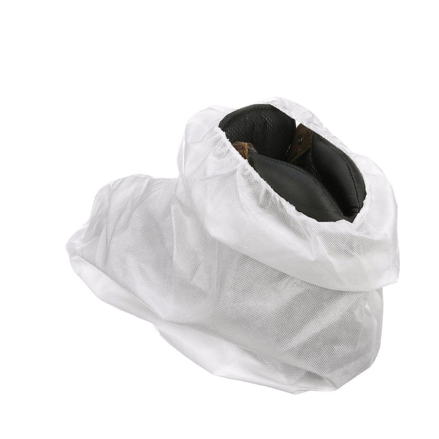Seachoice Anti-Slip Boot Covers, Disposable, One Size Fits Most, White, Box of 50