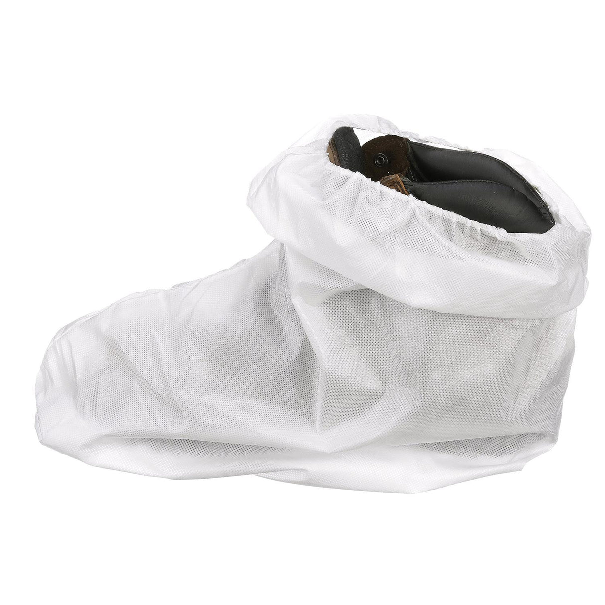 Seachoice Anti-Slip Boot Covers, Disposable, One Size Fits Most, White, Box of 50