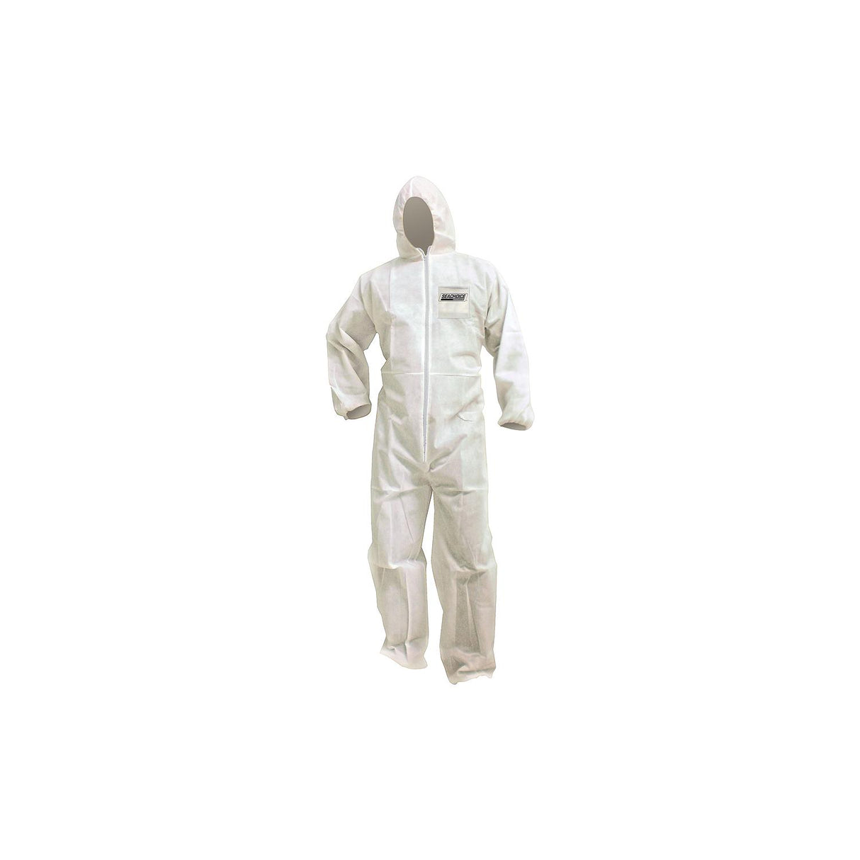 Seachoice 93131 SMS Breathable Disposable Paint Suit With Hood