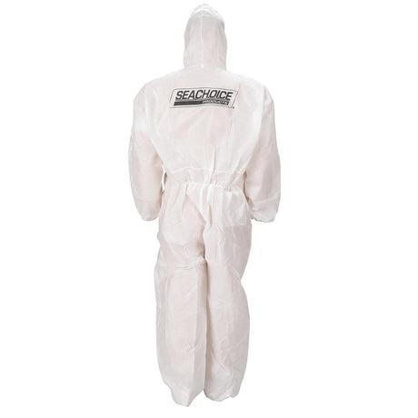 Seachoice 93151 SMS Breathable Disposable Paint Suit With Hood
