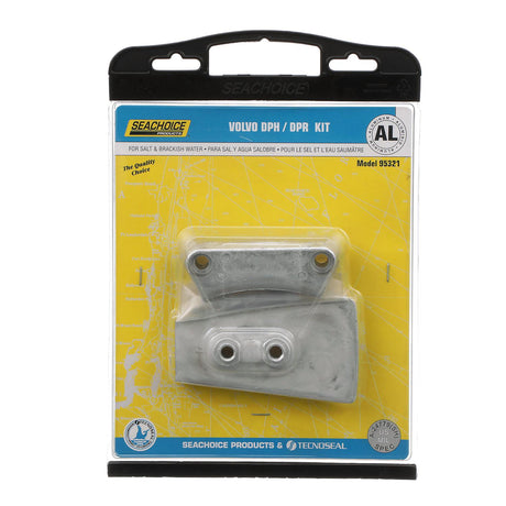 Seachoice Anode Kit, Volvo DPH/DPR Engines, Aluminum, Cadmium-Free, Environmentally Friendly