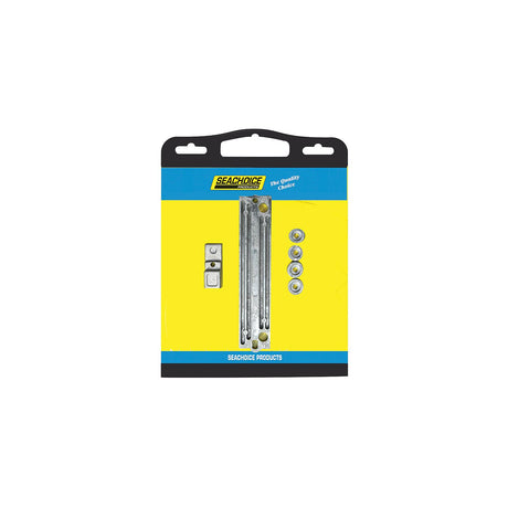 Seachoice Anode Kit, Suzuki 90-140hp, Aluminum, Cadmium-Free, Environmentally Friendly