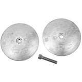 Seachoice 95607 Rudder & Trim Tab Anode w/Allen Screw, Aluminum, Model R3, Size 3-3/4" dia. x 1/2"
