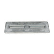Seachoice Hull Plate Anode, Magnesium, Fresh Water Use, 12 in. X 5 in. X 1/2 in.