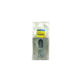 Seachoice Hull Plate Anode, Magnesium, Fresh Water Use, 6 in. X 4 in. X 1/2 in.