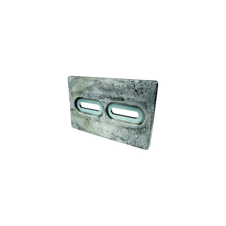 Seachoice Hull Plate Anode, Aluminum, 12 in. X 5 in. X 1 in.