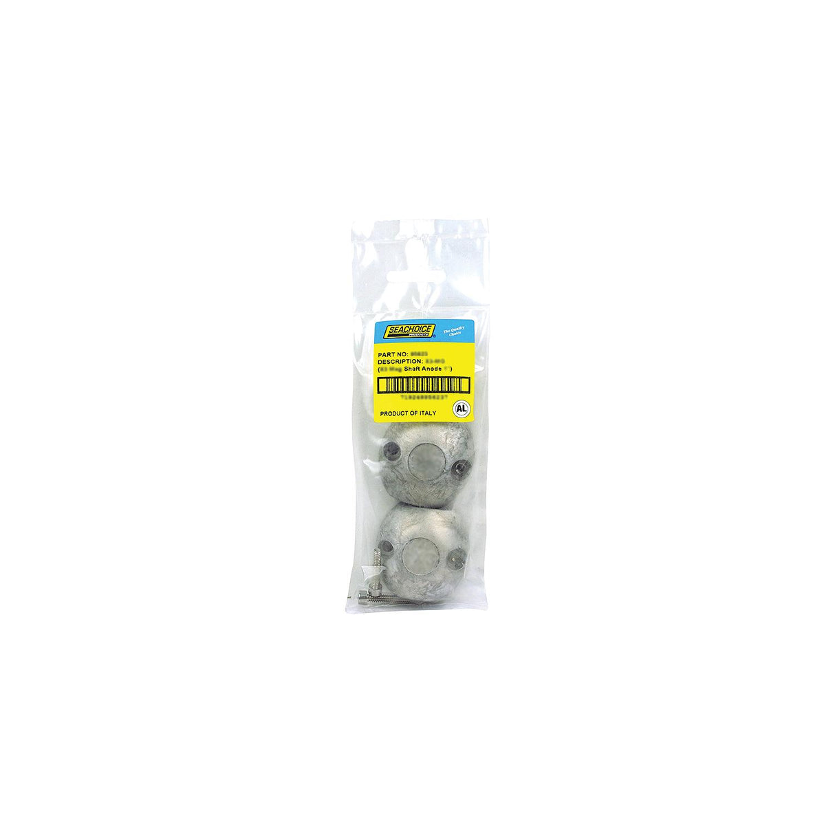 Seachoice 95621 Streamlined Shaft Anode w/Allen Screw, Aluminum, Model X3, Size 1"