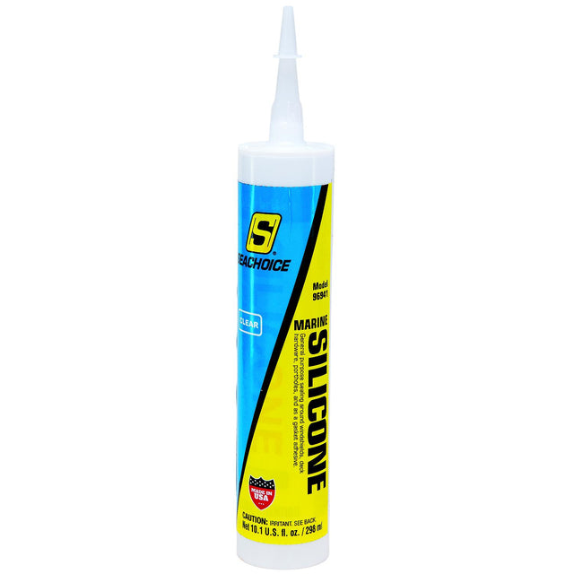 Seachoice 96941 Silicone Sealant Clear 10.1oz.