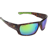 Seachoice 98801 "Reef Rider" Polarized Sunglasses, Frame: Tortoise , Lens: Green Mirror