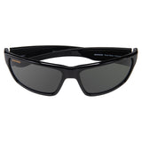 Seachoice 98802 "Reef Rider" Polarized Sunglasses, Frame: Shiny Black, Lens: Grey