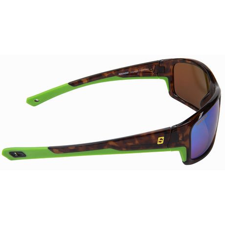 Seachoice 98804 "Voyager" Polarized Sunglasses, Frame: Shiny Tortoise, Lens: Green Mirror