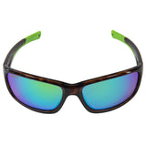 Seachoice 98804 "Voyager" Polarized Sunglasses, Frame: Shiny Tortoise, Lens: Green Mirror