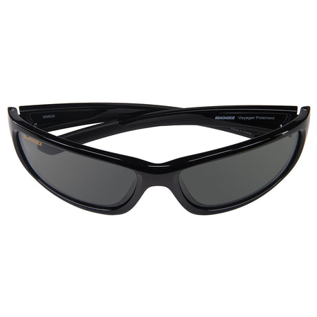 Seachoice 98805 "Voyager" Polarized Sunglasses, Frame: Black, Lens: Grey