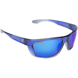 Seachoice 98808 "Odyssey" Polarized Sunglasses, Frame: Shiny Blue Fade, Lens: Blue Mirror